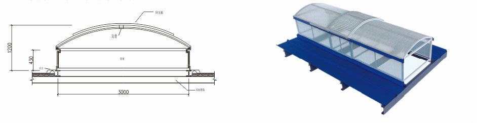圓拱滑動式通風(fēng)天窗特點(diǎn)